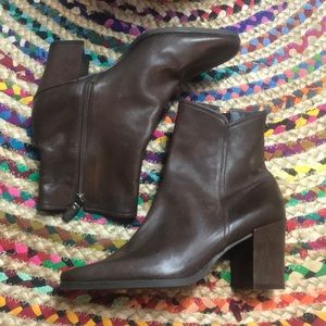 Enzo Angiolini Leather Booties
